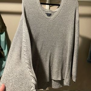 American Eagle Grey COMFY Sweater. Size Large